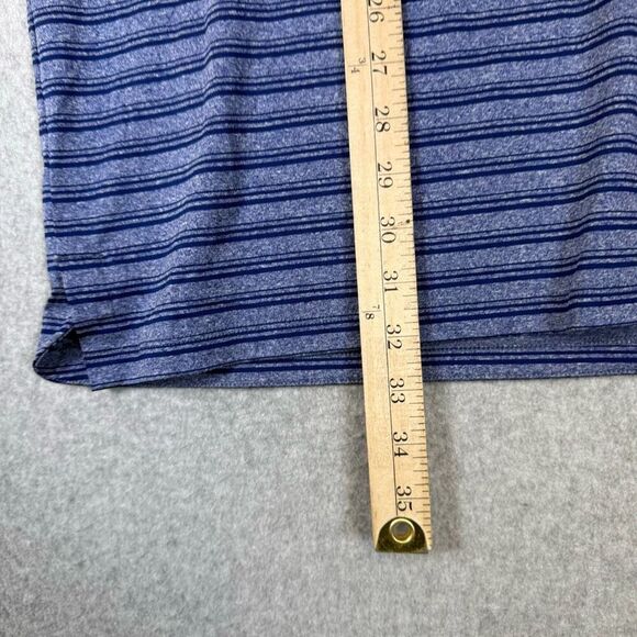 Nike Mens Size XXL Dri Fit Athletic Pullover Polo Blue Stripe Short Sleeves - Picture 5 of 8